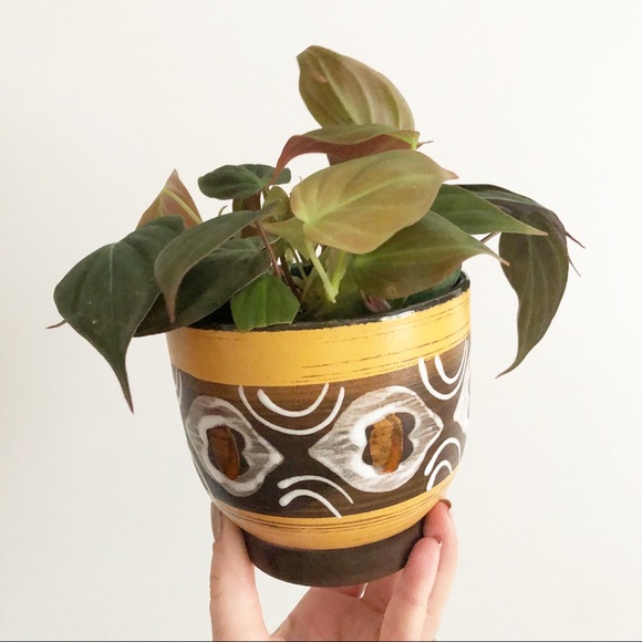 Retro Plant Pot Planter Boho Eclectic Decor